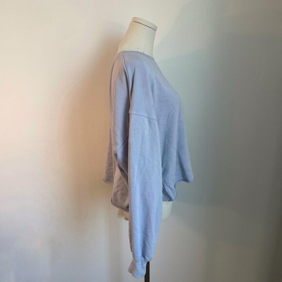 Tna Airy Fleece Boyfriend Cropped Sweatshirt - Picture 2 of 5